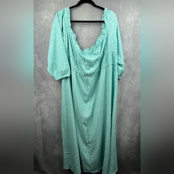 H & M. Divided. Off-the-shoulder Crêped Dress Size 4XL - Picture 10 of 10